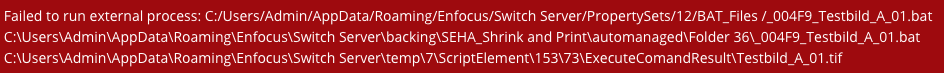 But i do get a space between my static search path and the bat name, so i think this i why it doesn't work. Any suggestions on how to get rid of the space between the static path and the calculated name?