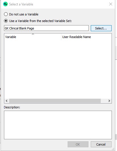 Second Variable disappears