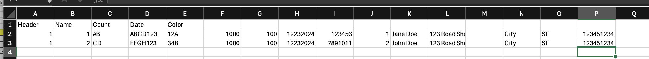 This is how it's provided
